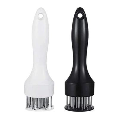 1PC White Handheld Use Household Tender Meat Needle with Broken Tendons Pork Chop Chicken Chop Chicken Wings Meat Needle Hammer