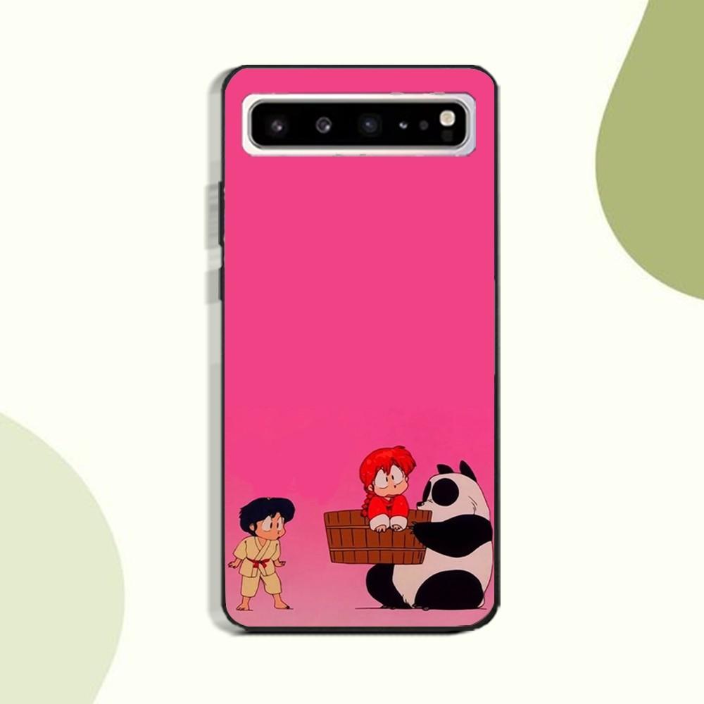 Ranma C-Cartoon Phone Case For Samsung Galaxy A52 A12 A51 S21 Edge S22ULTRA S23 S24 S20LITE Plus Ultra Black Cover