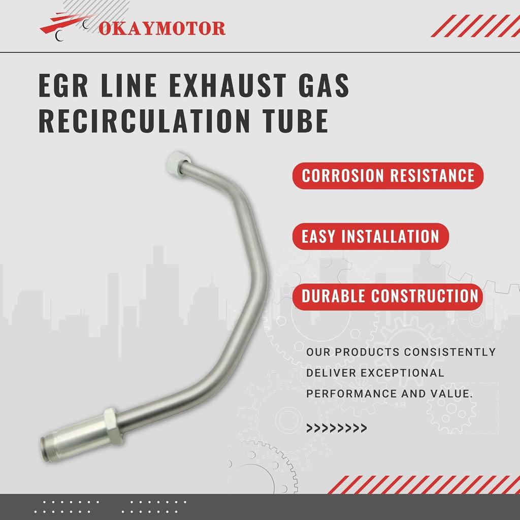 598-134 EGR Line Exhaust Gas Recirculation Tube for 2007-2014 Ford E-150 E-250 F-150 4.6L V8 7L3Z 9D477 A