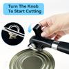 One-piece Quick and Convenient Stainless Steel Can Opener — A Multifunctional Kitchen Tool.