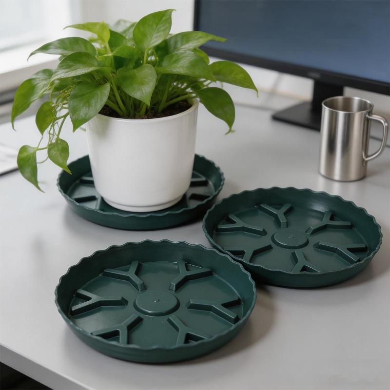 S/M/L Y-shaped Flower Pot Tray Breathable Draining Prevents Root Rot Pots Trays Plant Water Catcher Drip Trays Flowerpot Saucers