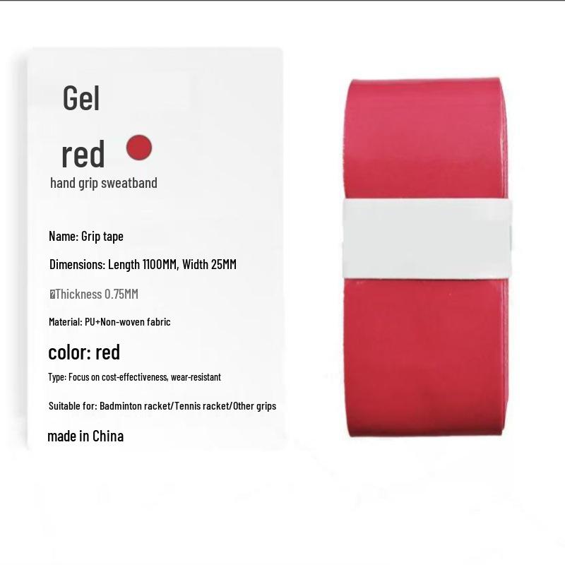 Flat Grip Sweat-Absorbing, Anti-Slip Tape for Badminton Racket, Tennis Racket, and Fishing Rod Handles