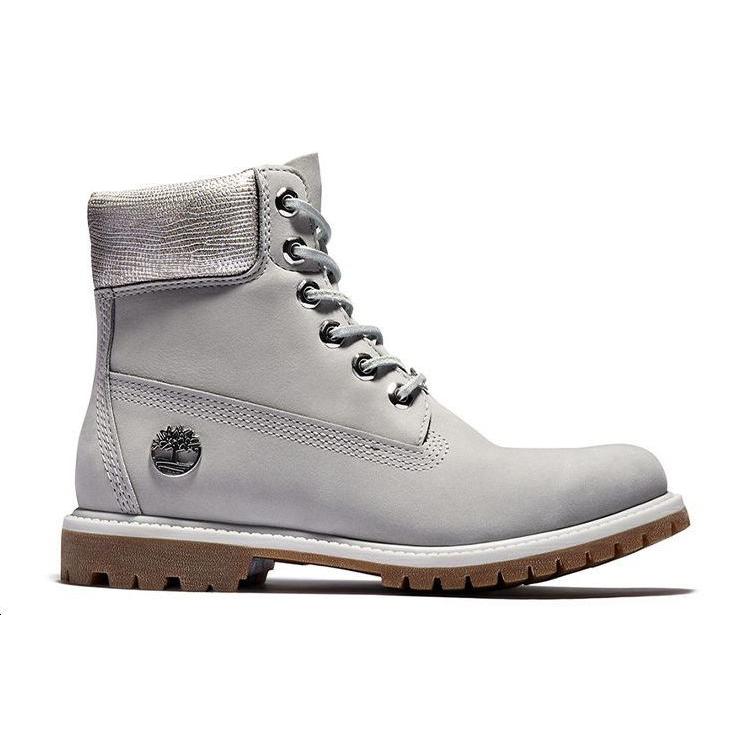 Timberland 6 Inch Premium Boots 'Light Gray' Women's A1UWF