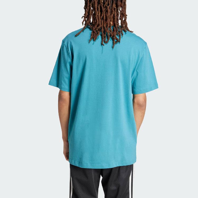 Adidas Originals Sunset Graphic Tee With Scenic Print Men Tops Arctic-Blue JF2856