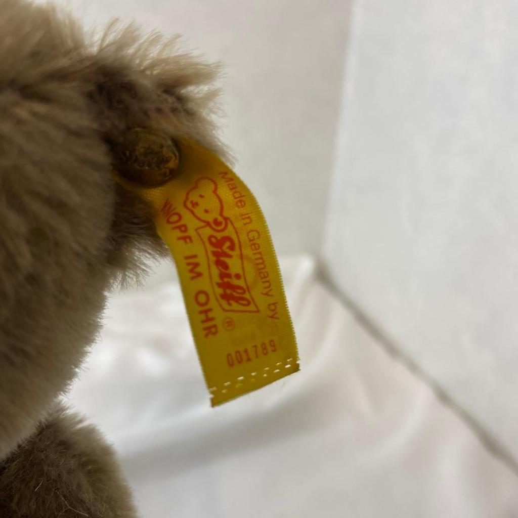 [USED] 1905 Steiff Cute Ash Brown Teddy Bear