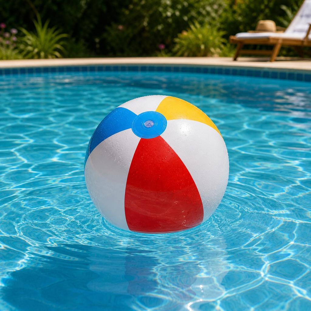 [PACZA] Nadmuchiwana Piłka Plażowa 61cm Paski Retro Bestway 31022 K217