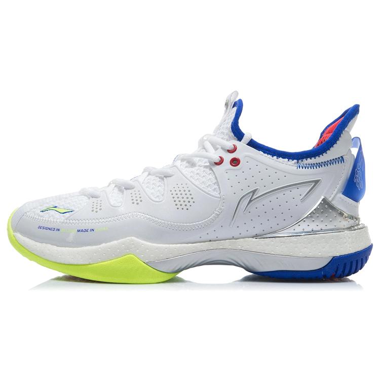 New LiNing Battle Halberd 3 Slip-Resistant Breathable Low-Top Badminton Shoes Unisex Standard White AYAR025-1