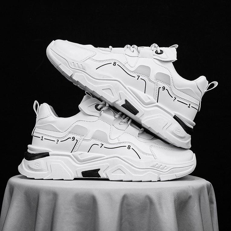 Popular high-quality dad shoes men's shoes fashion platform sports shoes student casual trendy shoes foreign trade platform white shoes