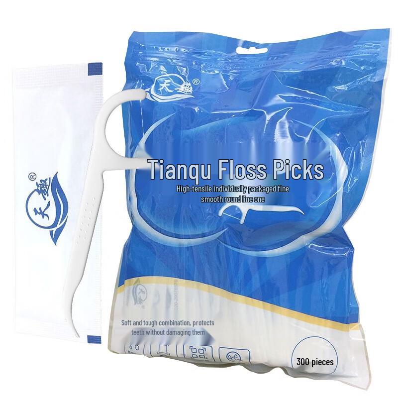 Tianqu Individually Wrapped Dental Floss Picks