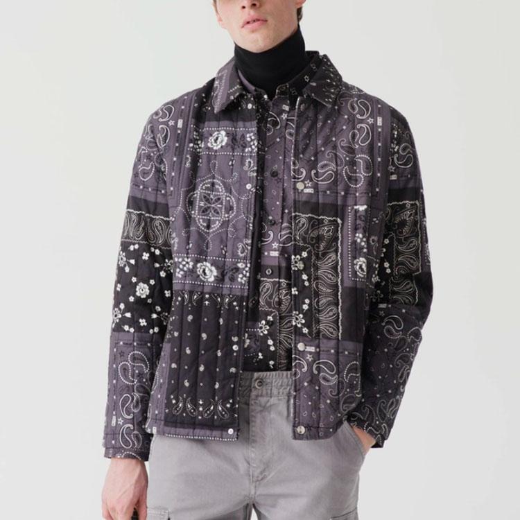 Kith Ludlow Buttondown Black Unisex Tops KH030044-001