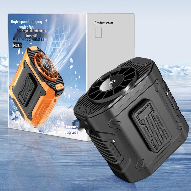 2026 High-Speed Portable Waist Fan: Mini Outdoor Cooling Powerhouse