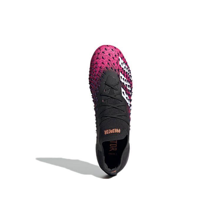 Adidas Predator Freak.1 Low FG Demonskin - Black Shock Pink Unisex Sneakers Core-Black Cloud-White FW7244