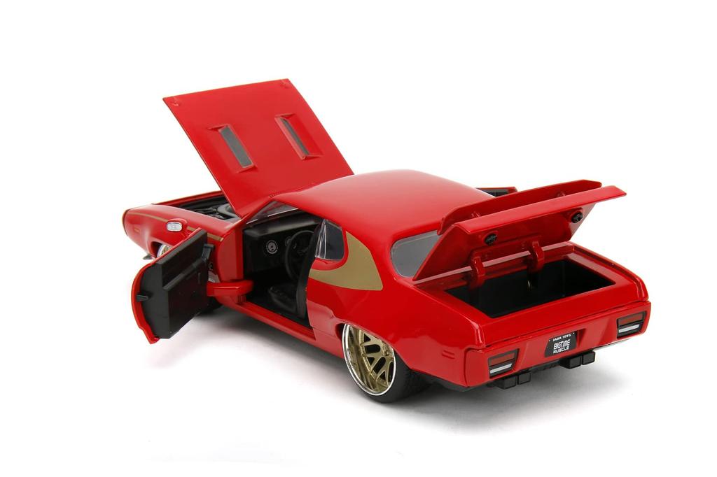Kyosho Jada Toys BIGTIME MUSCLE Scale 1972 Plymouth GTX Red Finished Product 1/24