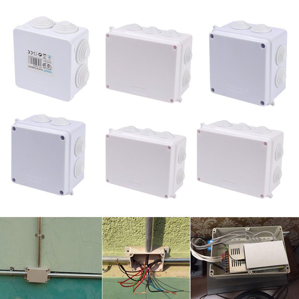 Outdoor IP65 Connection Cable Branch Electric Control Boxes Junction Box Indoor Wire Shell Power Case