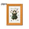 Decorative Metal Cabinet Magnets Christmas Ghost/Dog/Cat Fridge Magnets, Retro Wooden Photo Frame Refrigerator Magnet, Strong Magnetic Decorations