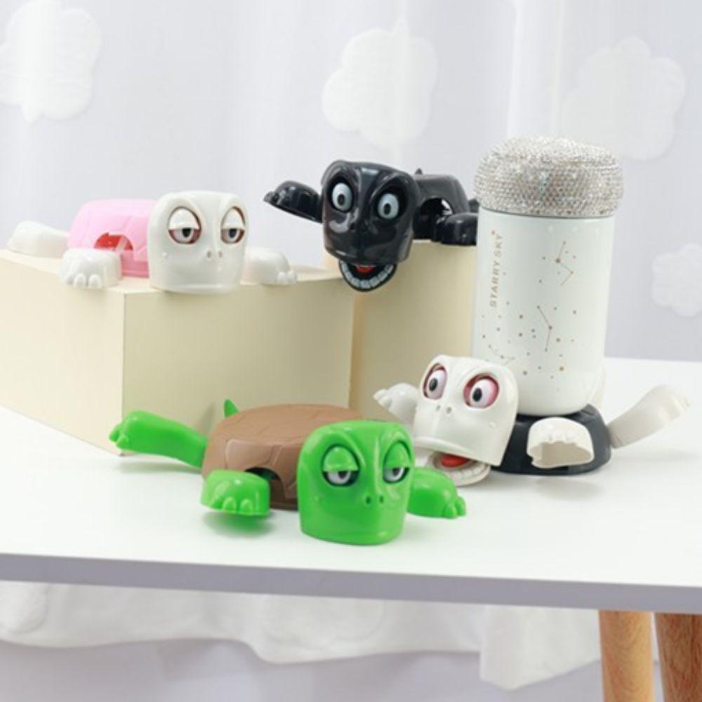 Press Panicked Turtle Coaster ABS DIY Turtle Base Cup Mat Turtle Cup Pad Quirky Toys Children Girl