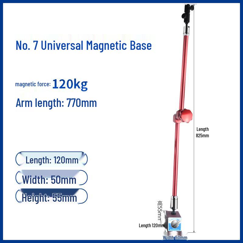 Universal Magnetic Dial Indicator Stand with Strong Magnetic Base
