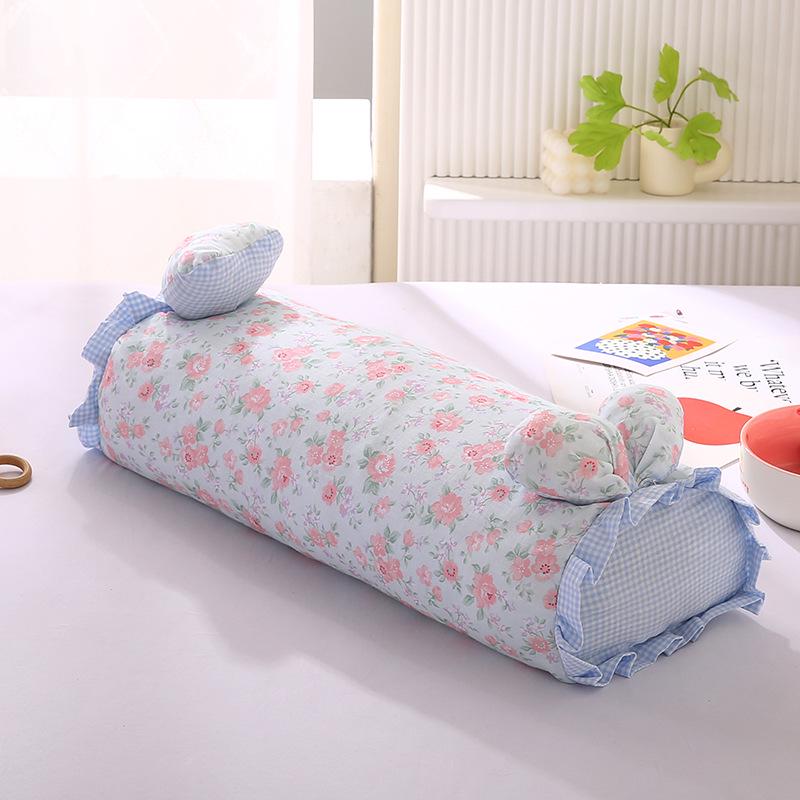 Pure Cotton Cartoon Buckwheat Pillow - Breathable, Sweat-Absorbent, Herbal Core, Removable & Washable Cover, Ideal for Kids & Students.