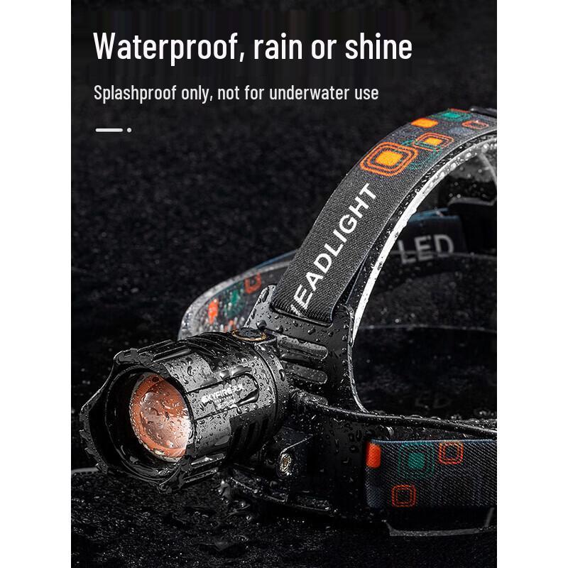 SkyFire Wiederaufladbare LED-Stirnlampe