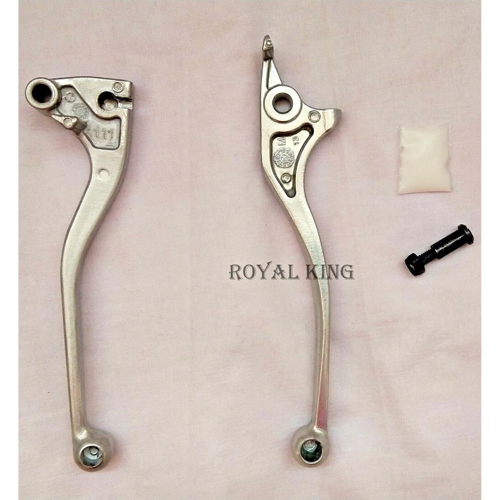 Genuine Royal Enfield Himalayan Clutch & Brake Lever Kit Silver
