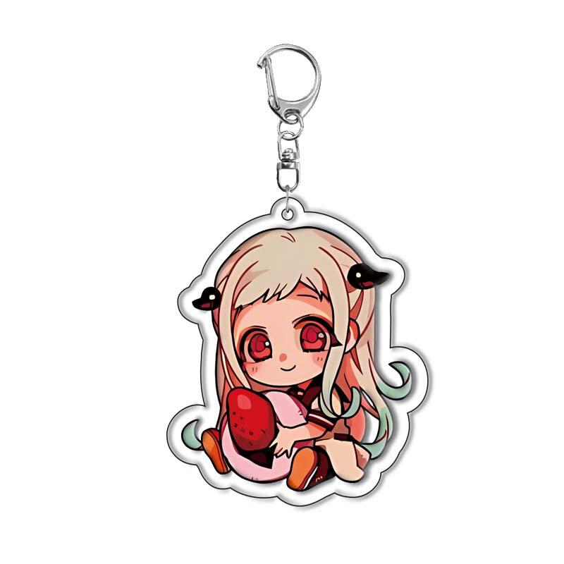 Layered Hanako-kun Acrylic Keychain Pendant Anime Figurine 