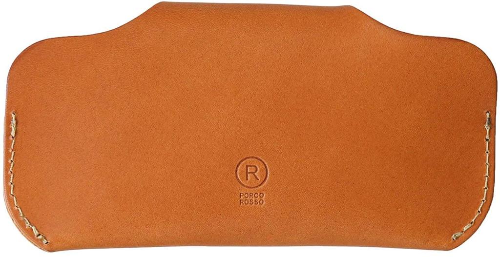 Porco Rosso Eyeglass Eyeglass Genuine Tochigi Made In Camel Case, Cover, Leather, Leather, Japan, [sokunou]