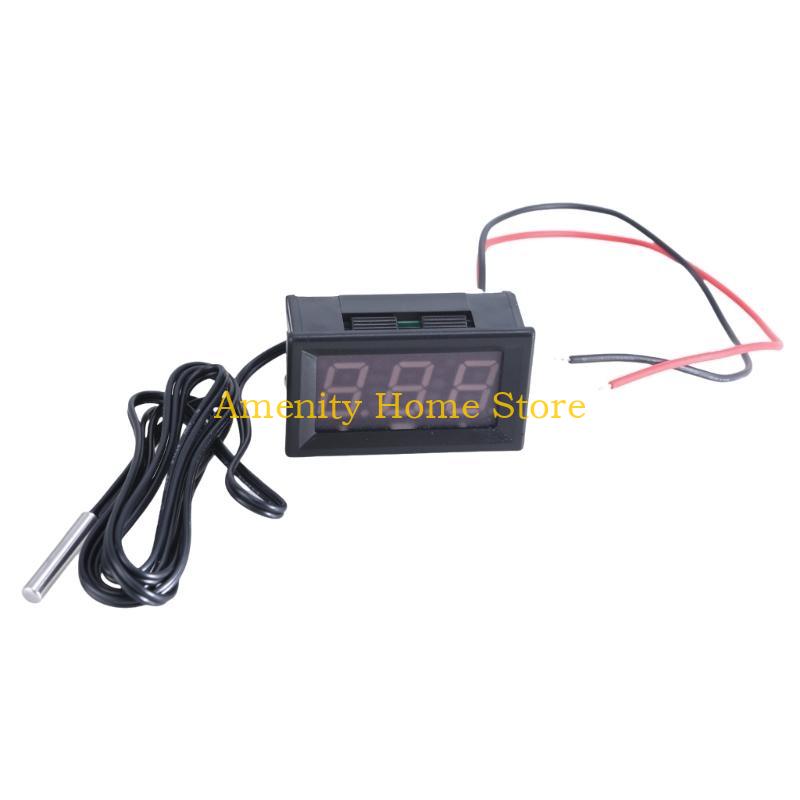 F26C Universal High Accuracy Embedded Temperature Gauge Monitor Temperature Meter Tester with for Workshops Facilities