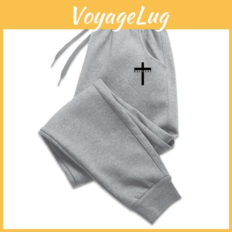 Sweater Long Casual Mens Wool Jogging Pants Soft Sports Pants Autumn And Winter