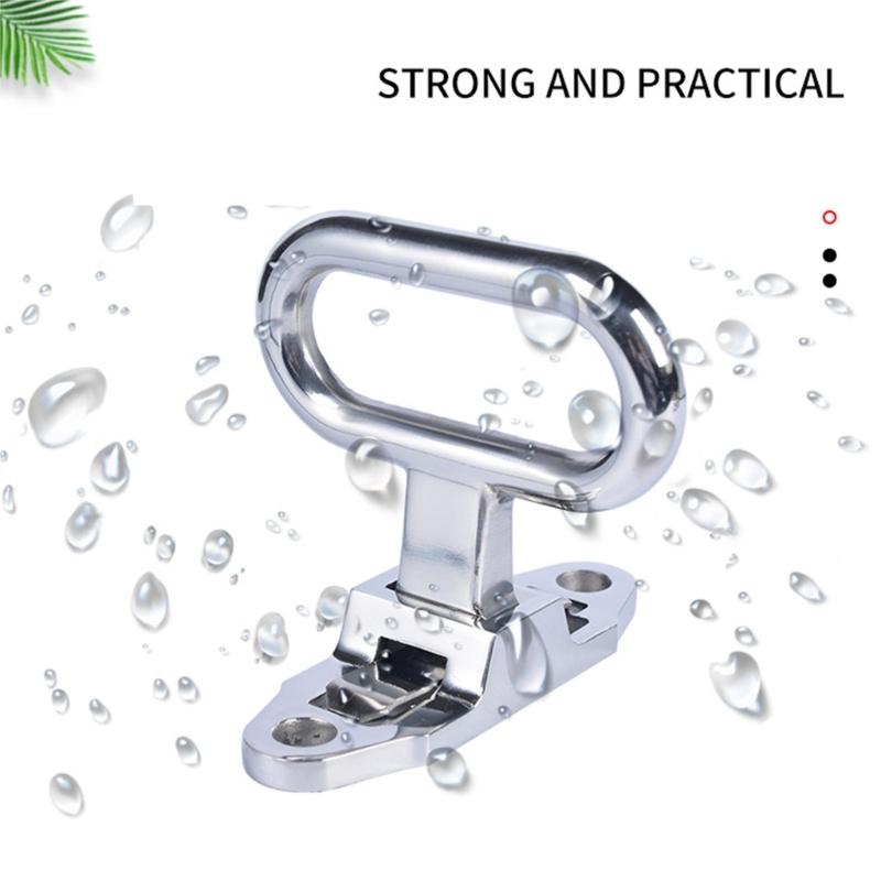 Small/Large Folding Step Boats Transom Steps Stainless Steel Boats Folding Mast Step Marine Foot Rest Transom Ladder