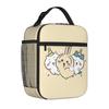 Chiikawas Hachiware Usagi Thermal Insulated Lunch Bag for Work  Portable Food Bag Thermal Cooler Lunch Box