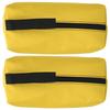 2pcs S Size Portable HandHeld Tool Storage Bag Repair Hand Tools Organizer with Wristband(Yellow )