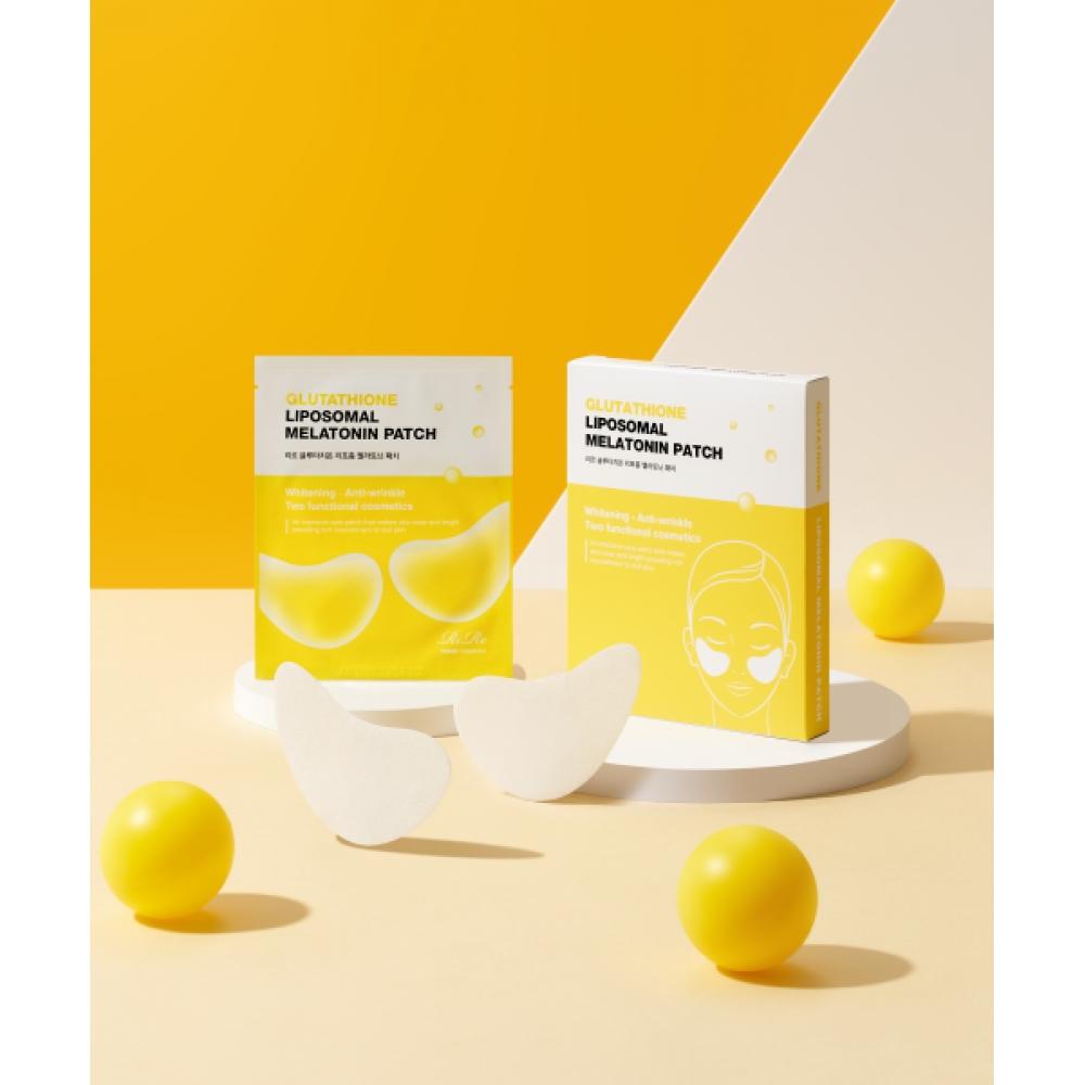 Пластырь Rire с глутатионом, липосомами и мелатонином glutathione liposome melatonin blemish patch
