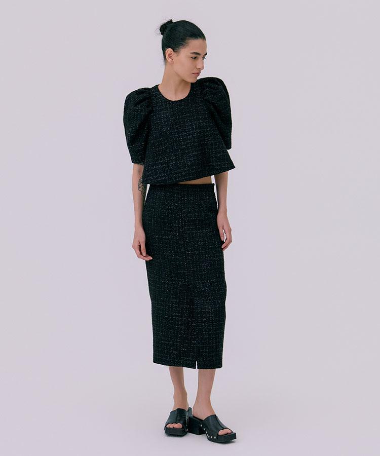 Bundercammer 26 Tweed Skirt_Black(Tweed Skirt_Black)