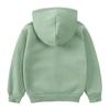 Children's Fashion Color Long Sleeved Casual Jacket Zipper Hoodie Sweatshirt Jacket