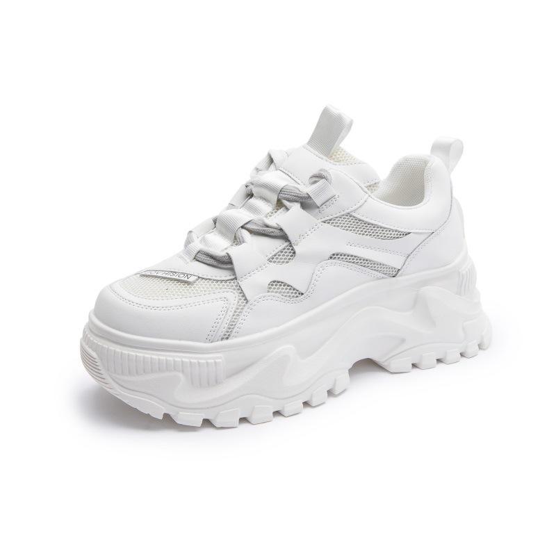 Dad Shoes Girl Autumn 2025 New Student Versatile Shoes ins Tide, Lightweight and Height, Little White Women's Shoes Casual
