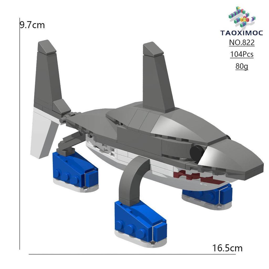 MOC AI Brainrot Animals Figure Bricks Tung Tung Tung Sahur Building Blocks Lirili Larila Bombardiro Crocodilo Bticks Toys Gifts