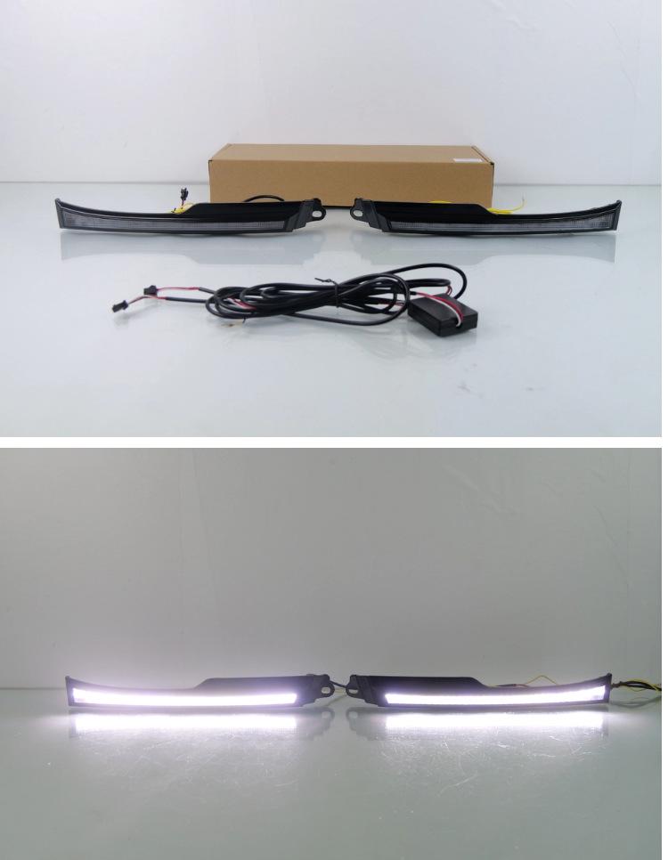 LED Daytime Running Lights Headlight Eyebrows for 2006-2009 Toyota 4Runner