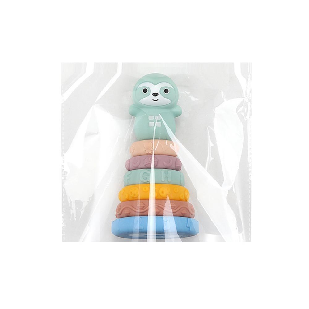 Montessori Toy Teething Toys BPA-Free Stacker Toys Educational Building Blocks  For Baby