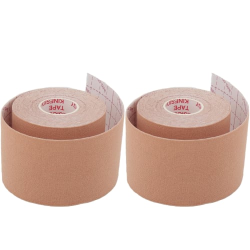 Klyranix Moleskine Blister Prevention - Flexible Adhesive Cushion for Feet, Cut-to-Fit Moleskine Tape for Running, Hiking, and Walking - 2" X 15' (2 R