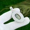 Natural Aquamarine Gemstone Pendant Handmade 925 Sterling Silver Indian Jewelry