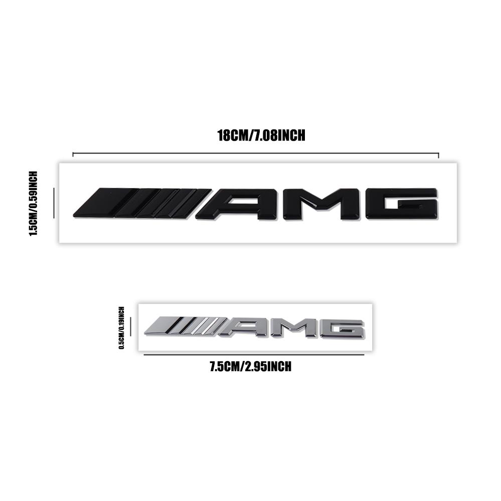 Pegatina de Coche 3D ABS Palabras Logo Maletero Trasero Calcomanías Para Mercedes Benz AMG Clase A B C E M R G S GLA GL CLA CES CLS SLK GLK CLK
