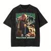 Washed T-shirt Heisnerburg Walter White Breaking Bad-inspired Hip-hop Retro Harajuku Street Style Top Pure Couple Street Style