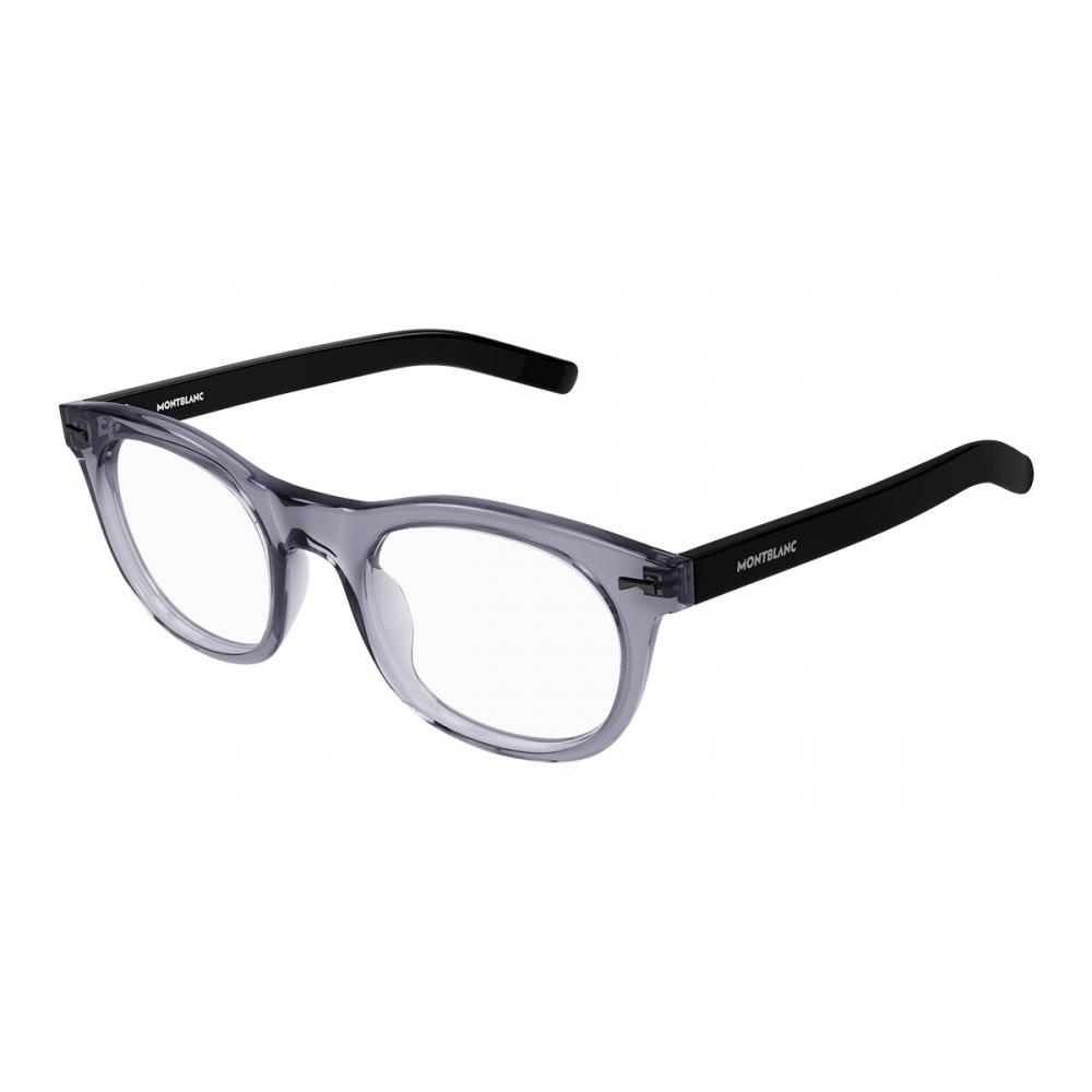 

Mont Blanc Mb0229o 003 Men Eyeglasses Transparent Grey/52