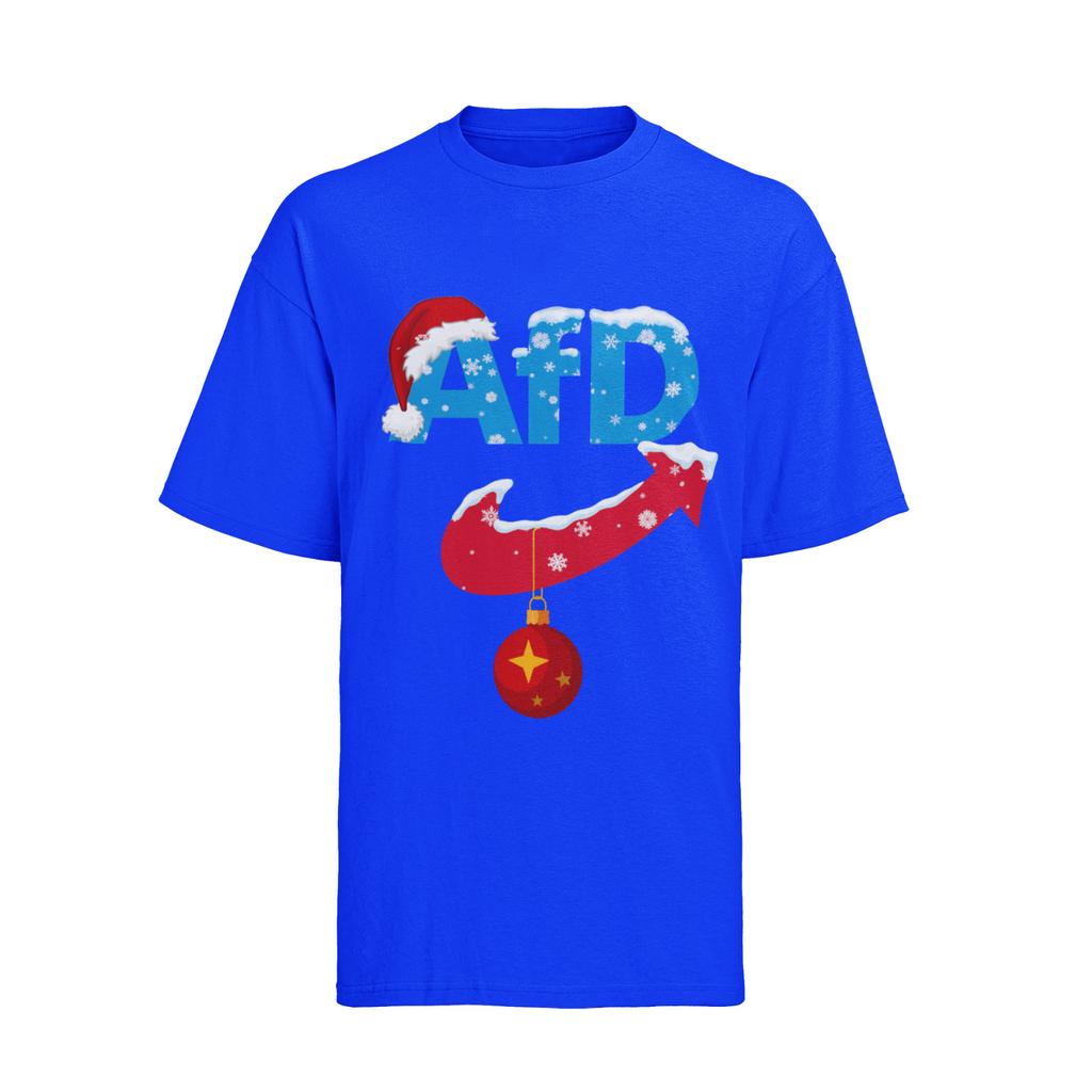 Christmas AFD General Free Thinkers Xmas Ladies T-Shirt Mens Womens Tees Top Oversized Cotton