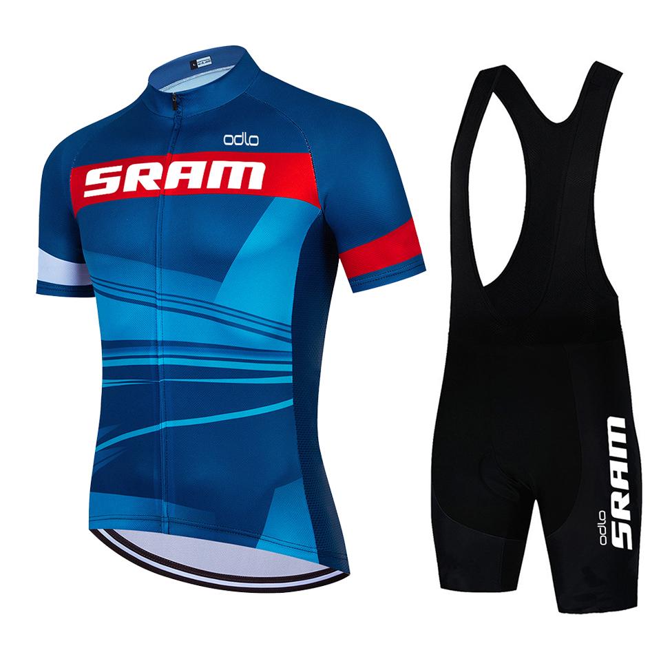 2026 SRAM Cyklistický dres Sada Letní cyklistické oblečení MTB oblečení na kolo Uniforma Maillot Ropa Ciclismo Pánský cyklistický oblek na kolo