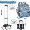 TORIBIO Foldable Shopping Assembly Shopping with Two Wheels and Carry-On Bag, Lightweight, Convenient, Compact, Side-Push, Detachable, 2-Way,
