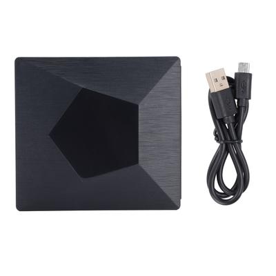 Ekstern DVD-drev USB 3.0 Type C Dobbelt Interface DVDCD Afspiller til StationærComputerBærbarComputer(Sort )