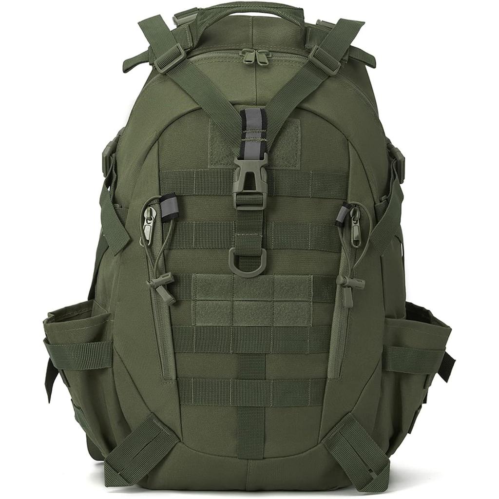 40L Tactical Backpack for Men Camping Hiking Backpacks Reflective Outdoor Travel Bags Survival Molle Climbing Rucksack Bag