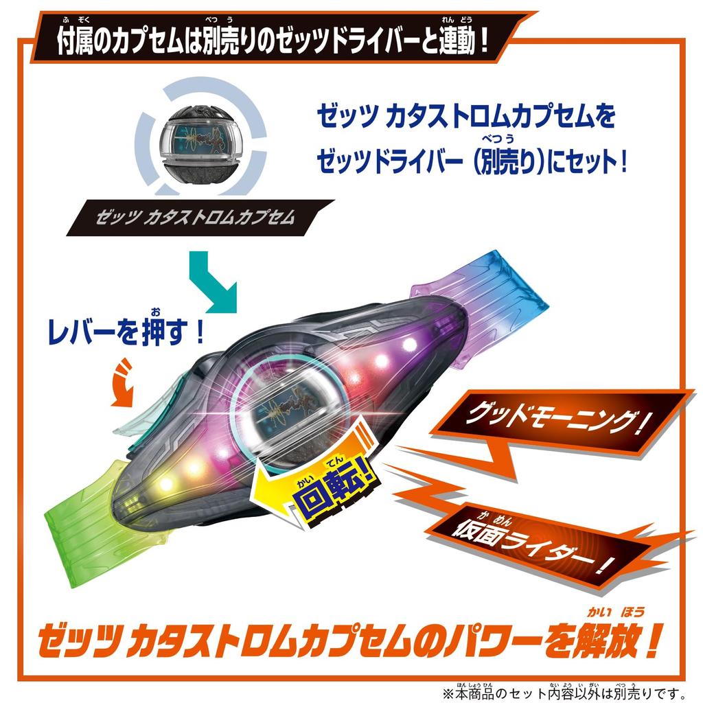 [BANDAI] [Bandai Kamen Rider Zets DX Triple Zetszer & Dual Mea Capsule Set (Ages 3 and up)]
