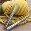 1PC Non-slip Handle Pineapple Shovel Stainless Steel Pineapple Knife Portable Fruit Peeler V-Shaped Tools Manual Food Processors
